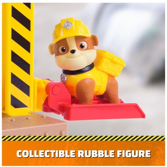 Paw Patrol Rubble & Crew Launch 'n' Spin Spaceship Playset With Rubble Figure - Picture 7 of 8